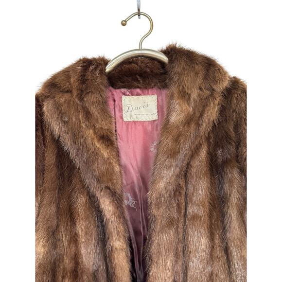 Vintage Mink or Muskrat Fur Jacket M/L - Picture 3 of 10